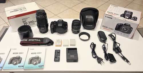 Canon eos 550d 55 - +, +